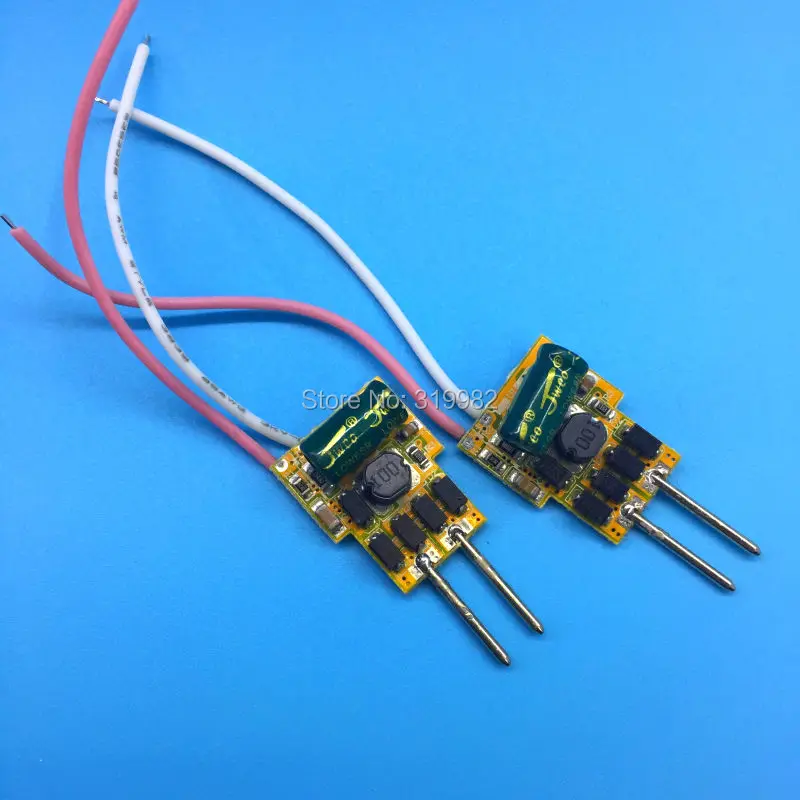 2 шт./партия 4 7X1W 300ma MR16 светодиодный индикатор питания драйвера 12V Вт 5 6 7 5X1