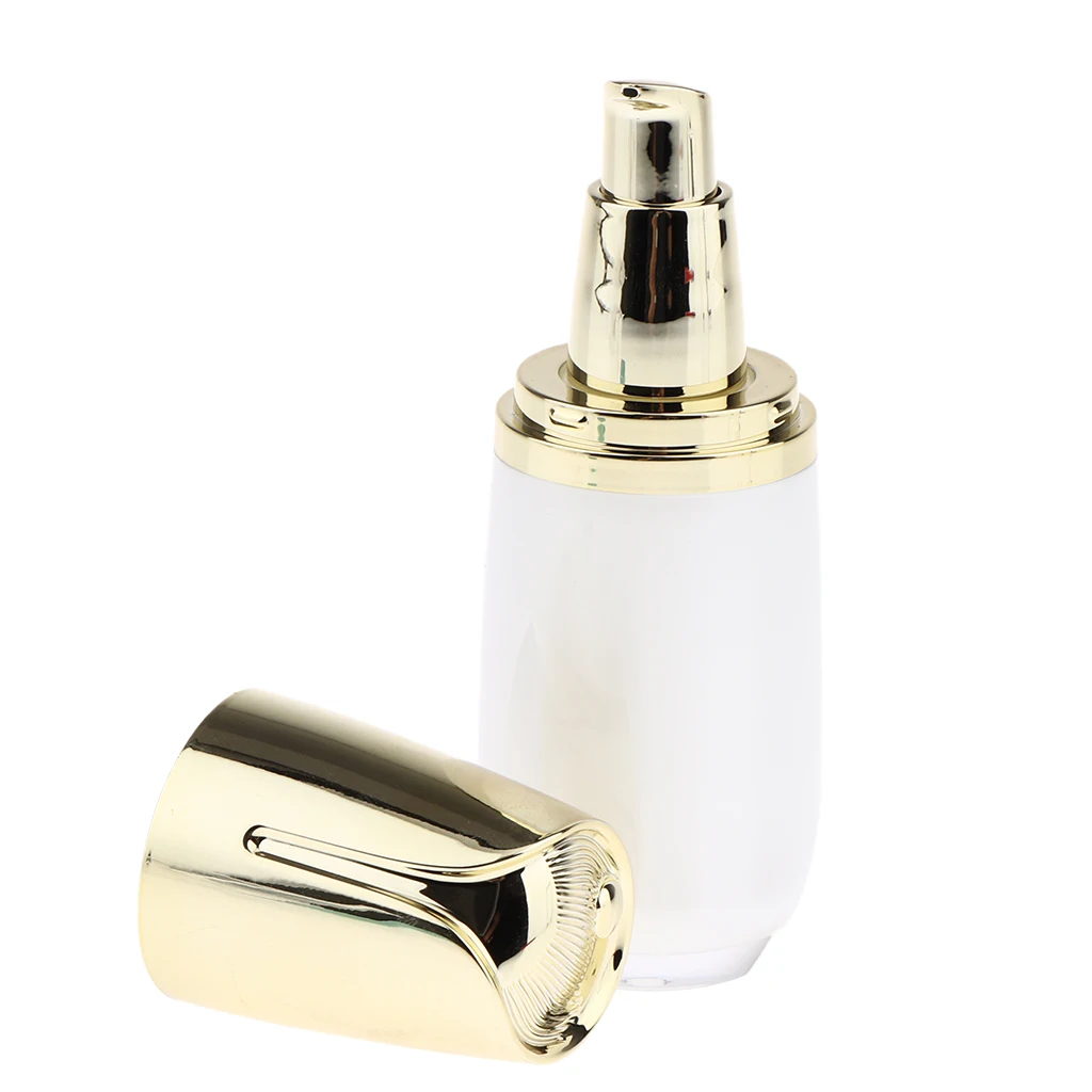 

Empty Acrylic Bottle ,Refillable Pump Container Vial for Essential Oils, Cleaning Products or Aromatherapy