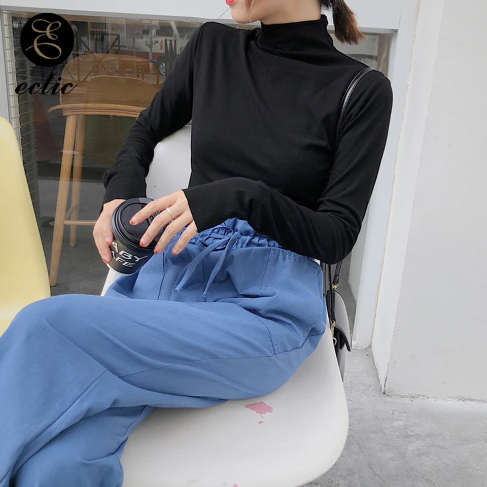 Vetement Femme 2019 г. корейские модные стрейч футболка Tumblr офиса рубашка Для женщин