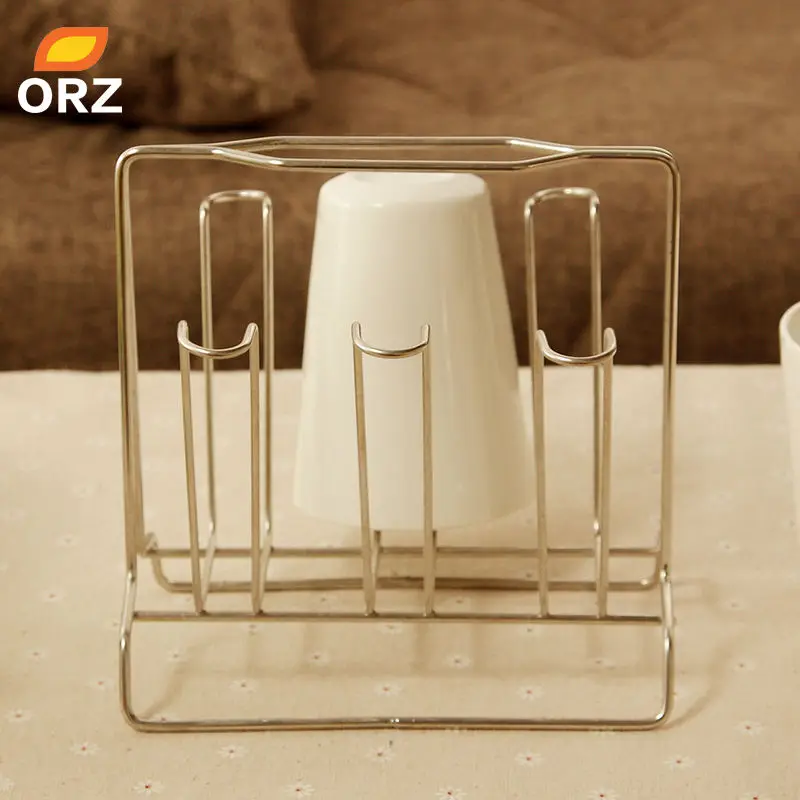 ORZ чашка кружка подставка держатель из нержавеющей стали осушитель сушильная