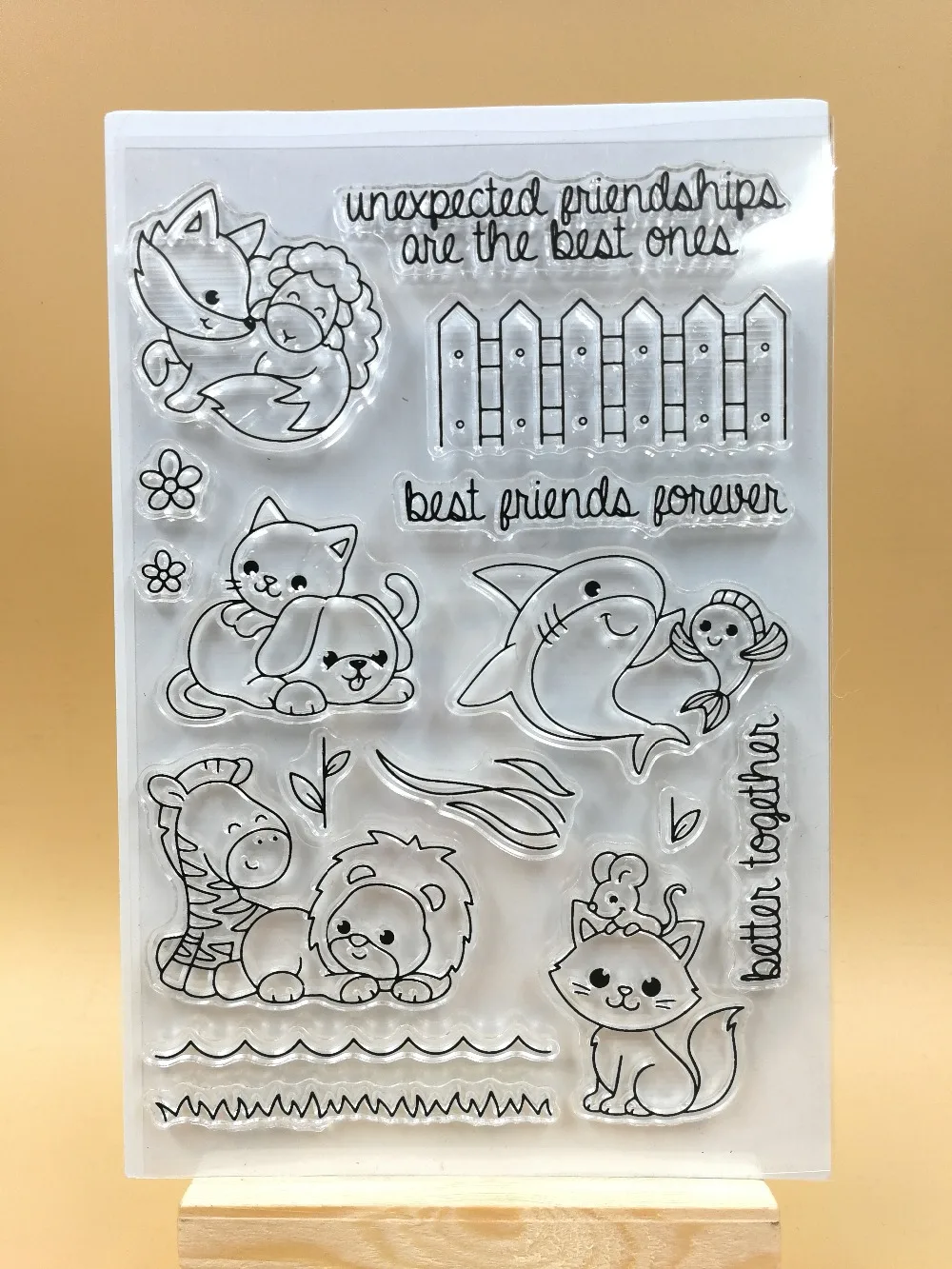 Лучший друг прозрачный силиконовый штамп/уплотнение для DIY