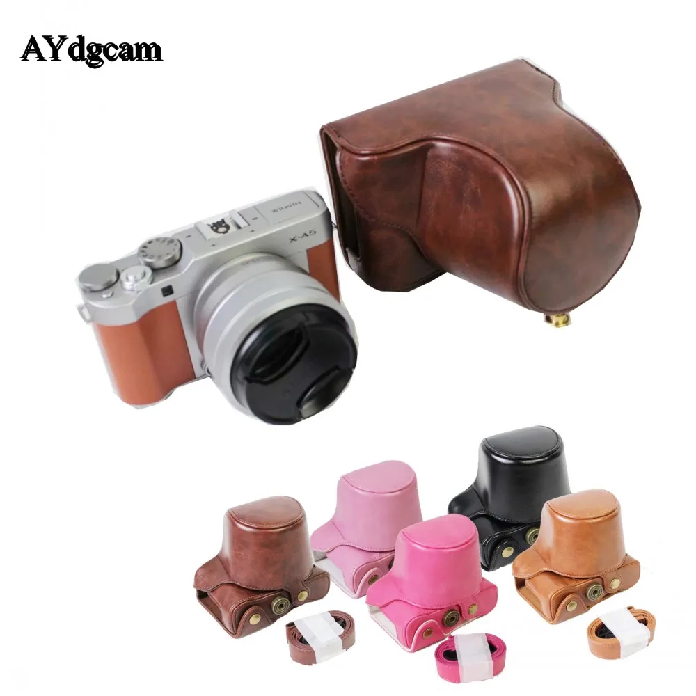 Новый чехол для камеры из искусственной кожи с ремешком Fuji XA20 XA5 Fujifilm XA 20