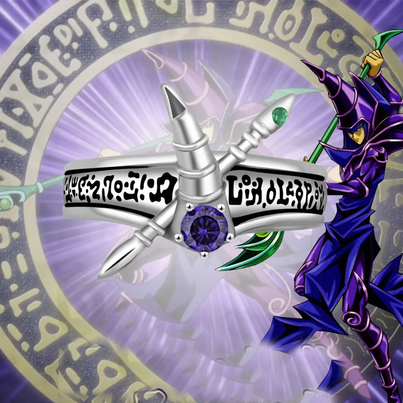 Аниме Yu-Gi-Oh! Юги Муто кольцо 925 серебро Хэллоуин косплей подарок ювелирные изделия