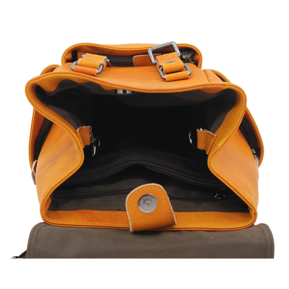 Женский рюкзак из натуральной кожи повседневный школьный воловьей высокого