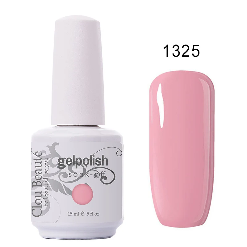 1325 Clou Beaute 15 мл Гель-лак стойкий Гель-лак для ногтей замачиваемый лак для ногтей Светодиодный УФ-Гель-лак для ногтей - Цвет: 1325