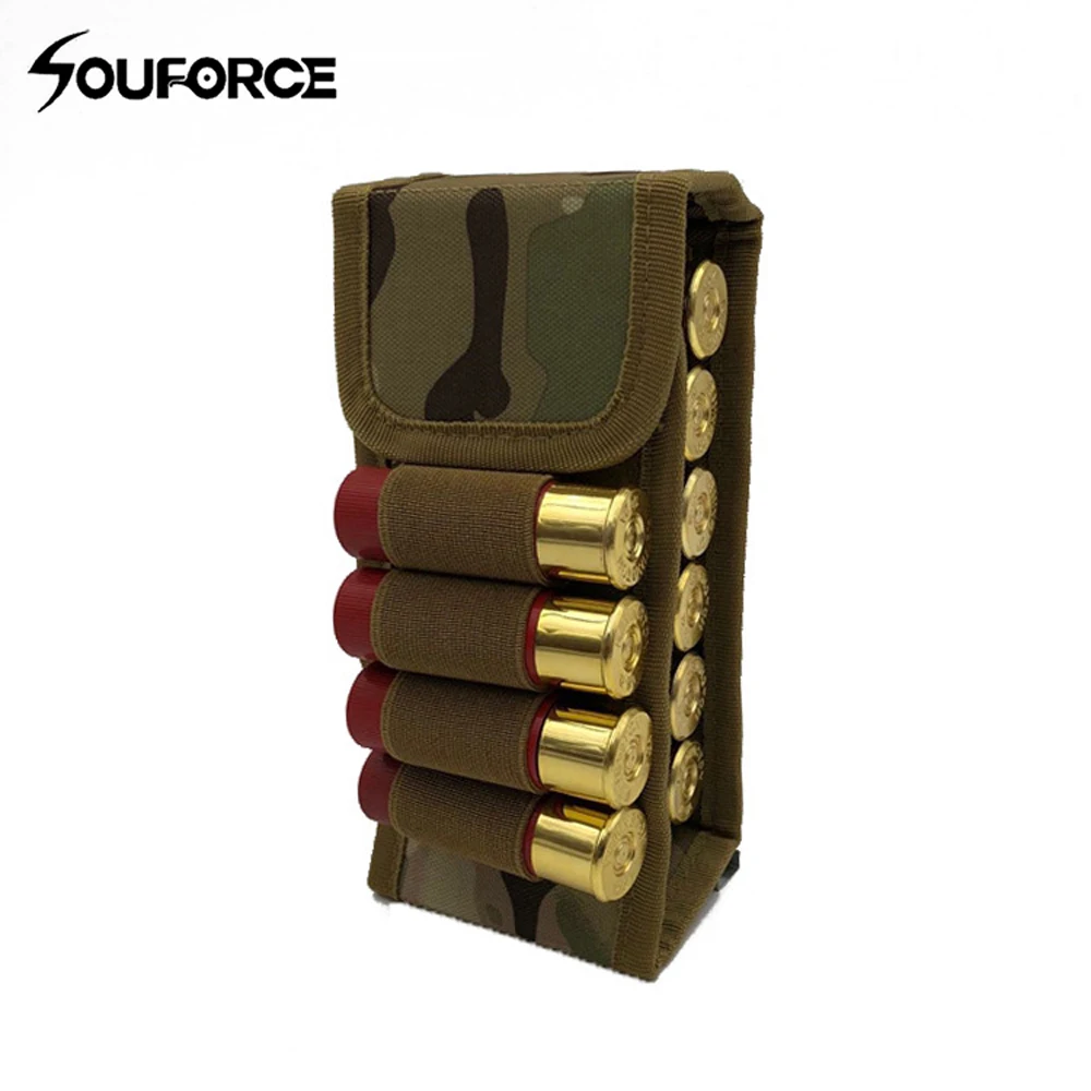 

Tactical Sports Bullet Bag 16 Hole Bullets Containment Bag Molle Accessories Multifunction Pockets for Hunting Shooting Archery