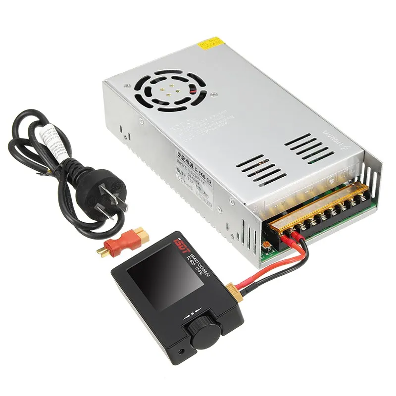 Оригинальный блок питания 12 В 30 А 360 Вт с зарядным кабелем для ISDT SC 608 Q6 Plus LITE UNA6 UNA9