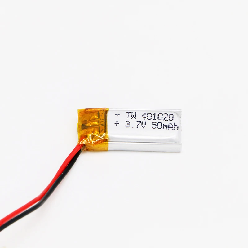 Маленькая емкость литиевая батарея 3 7 V 401020 50mah lipo для bluetooth наушники батареи