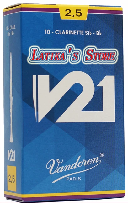 Мундштук для кларнета vandoren V21 кларнет BB сила тростника 2 5 #3 + #4 0 # коробка 10