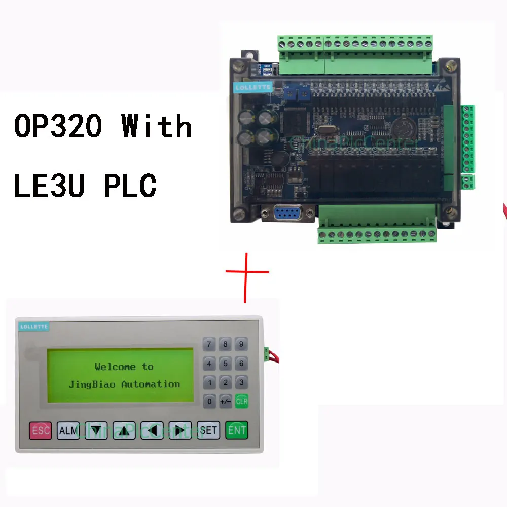 OP320-A MD204L 4 3 дюймов текст Дисплей + FX3U серии PLC промышленный пульт управления с DB9