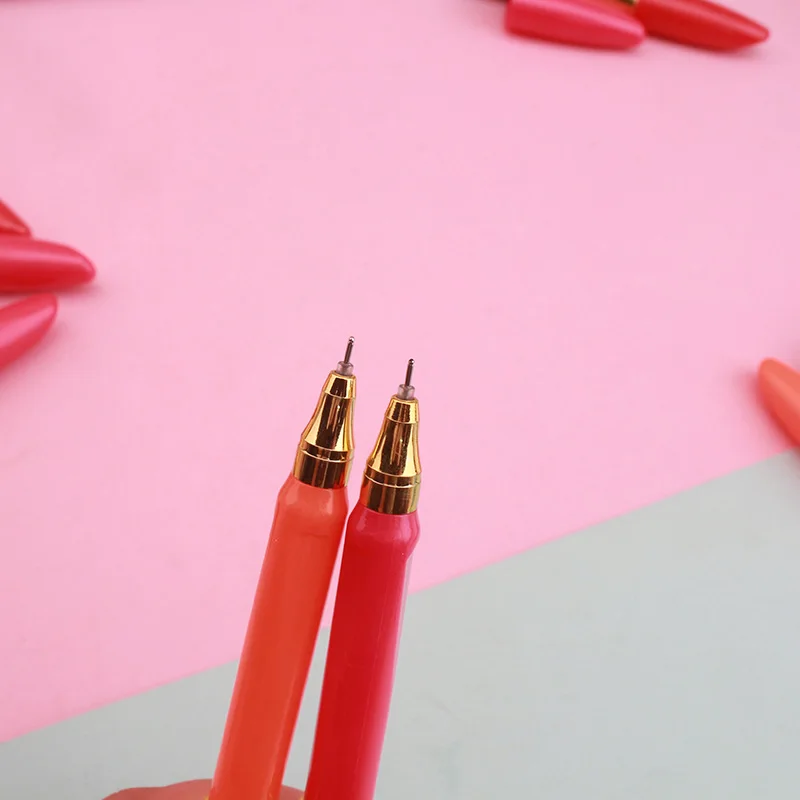 Губная помада форма гелиевая ручка Новинка Kawaii нейтральные ручки для письма