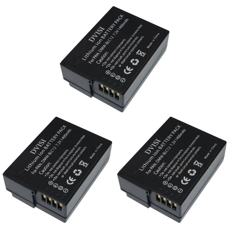 2 шт. батарея для фотоаппарата Panasonic А · ч|blc12 battery|dmw blc12dmw-blc12 battery |