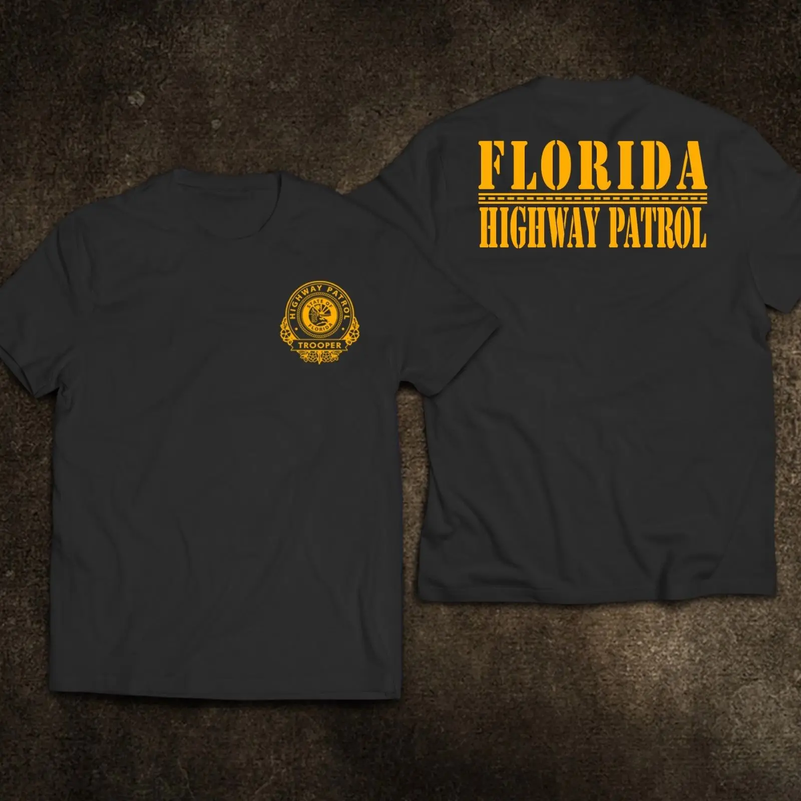 Florida Highway Patrol Trooper Motor Cycle Unit футболка оверсайз Футболка мужская футболка|Мужские