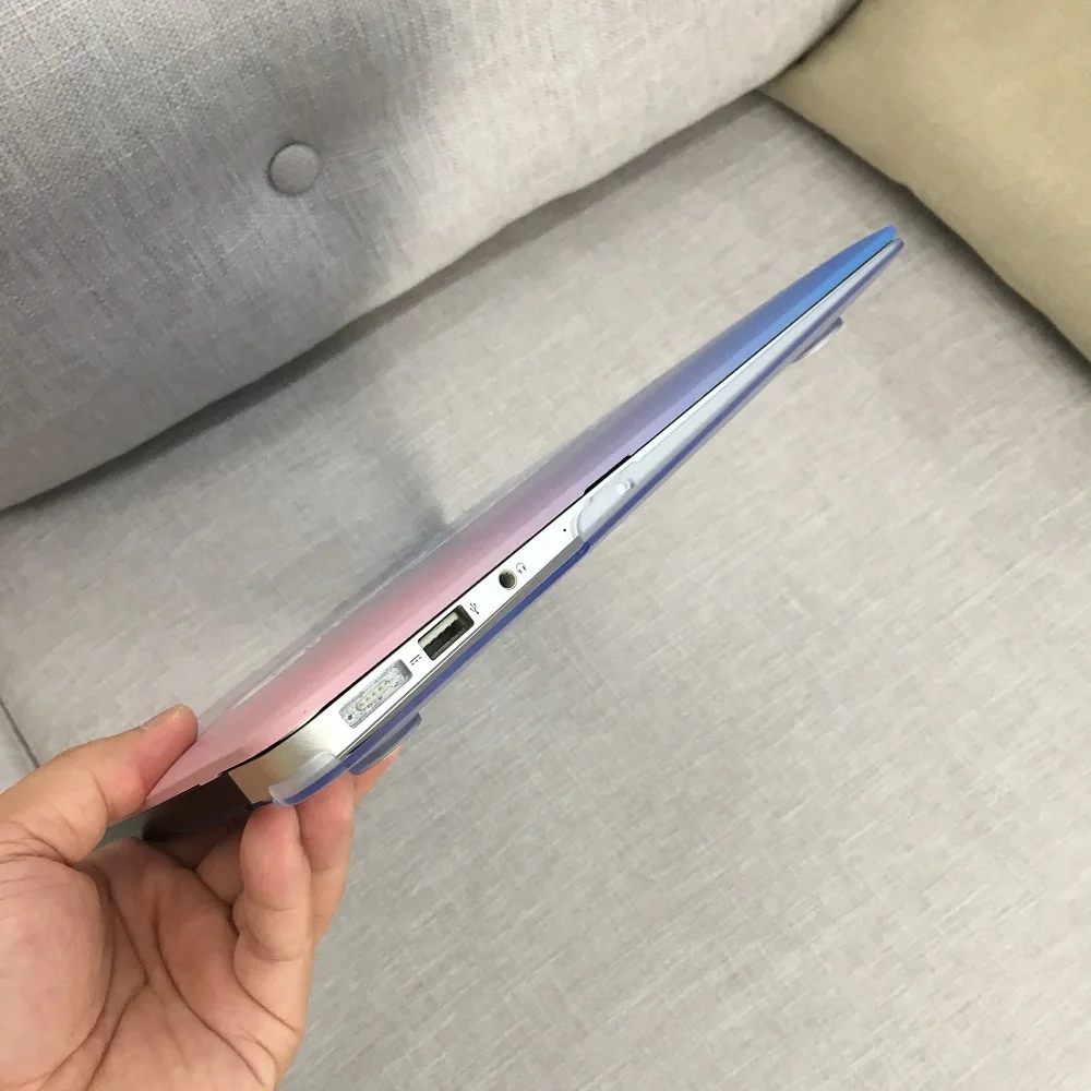 Пластиковый жесткий чехол с клавиатурой для MacBook Air 13 11 Pro 13 15 Touch Bar A2159 A1932 12 1" Ловец снов