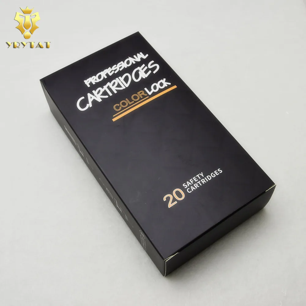 20 шт 13RM безопасные иглы для татуировок баллончики Изогнутые Круглые Magnum 13