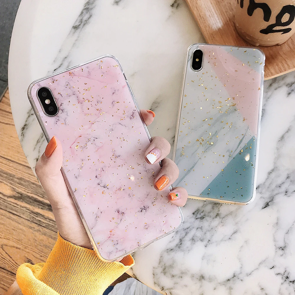 Роскошный lovecom золотой мраморный чехол для iPhone 11 Pro Max XS Max XR X 6 6S 7 8 Plus противоударный мягкий эпоксидный чехол для телефона