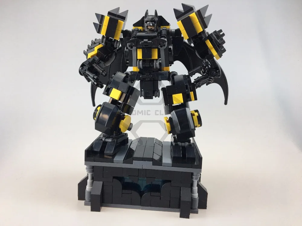 Комикс клуб в наличии MOC строительные блоки РОБОТ Бэтмен нормальная Броня и