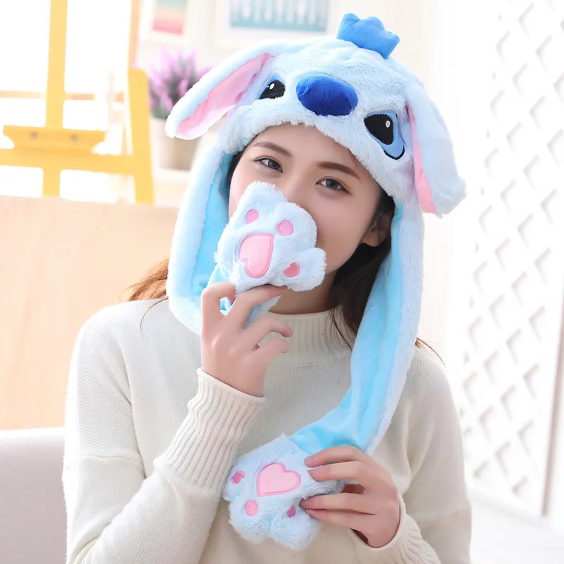 

Animal Cartoon Unicorn Girls Unicorn Hat Winter Women Hats Plush Moving Rabbit Ears Hat Children's Cap Funny Gift For Baby Boys