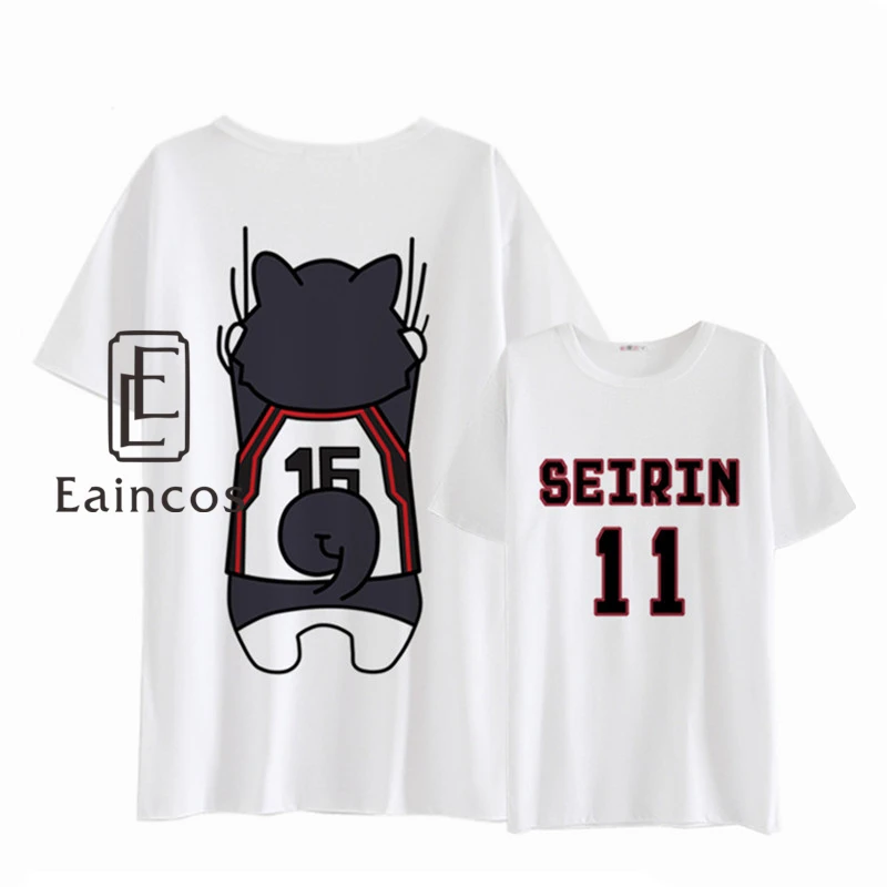 

Anime Kuroko no Basuke Kuroko Tetsuya Tees Cosplay Party Costume Girls Boys T-shirts Short Sleeve Tops