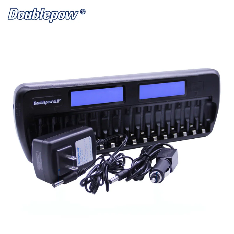 16 слотов doublepow dp k106 2 lcd встроенный ИК защиты Интеллектуальное Быстрое Батарея