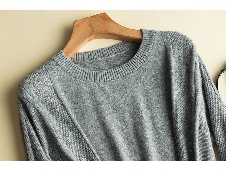 GABERLY Soft Cashmere O-neck Twisted Sweaters and Pullovers Women Autumn Winter Stripe Jumper Sweater Female Top Knitted Brand | Женская