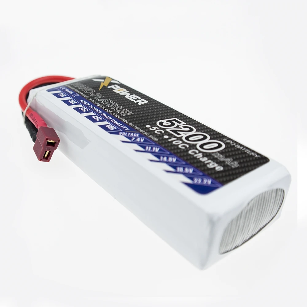 T/XT60 Plug 5200 мАч 11.1 В 3 S 30C литий Li Po Батарея для Вертолет Qudcopter drone truck шлюпки