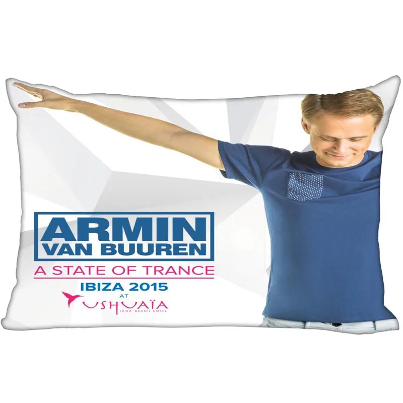 Классный индивидуальный чехол для подушки Armin van Buuren, Стильный чехол для подушки 35X45 см, односторонний прямоугольный чехол для подушки для спальни - Цвет: 10