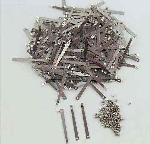 

50 Pcs Clarinet /sax Leaf Springs Parts +50pcs Springs Screws