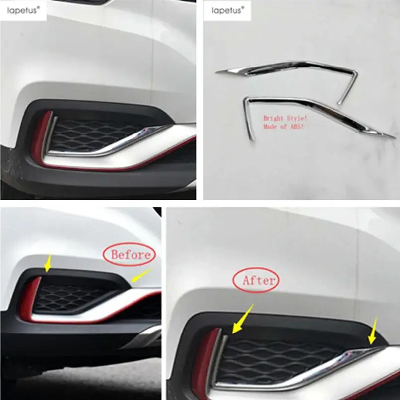 Аксессуары Lapetus подходят для MG ZS 2018 2020 ABS Передние противотуманные фары лампа веко