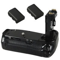 jintu pro vertical shutter battery grip holder 2pcs lp e6 battery kit for canon eos 6dii 6d mark ii dslr camera as bg e21