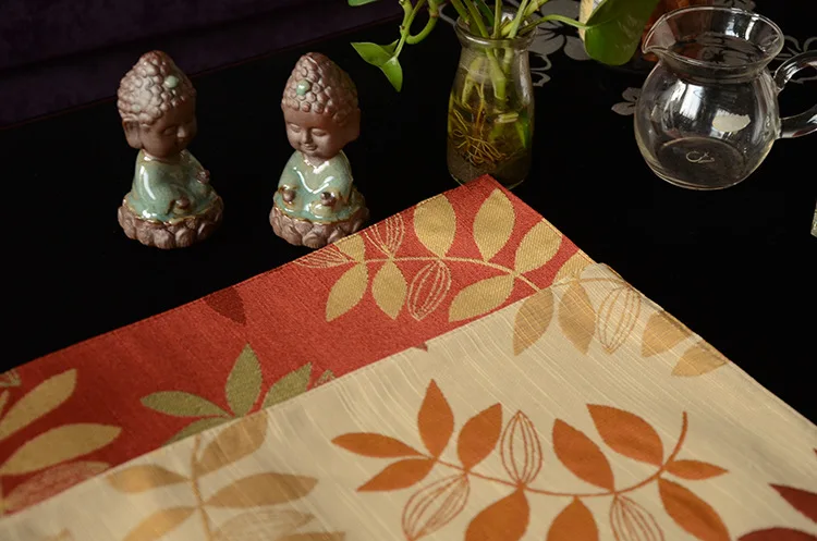 

Upscale American Continental cloth placemat simple double-thick polyester linen table mat insulation pad coaster Panwan