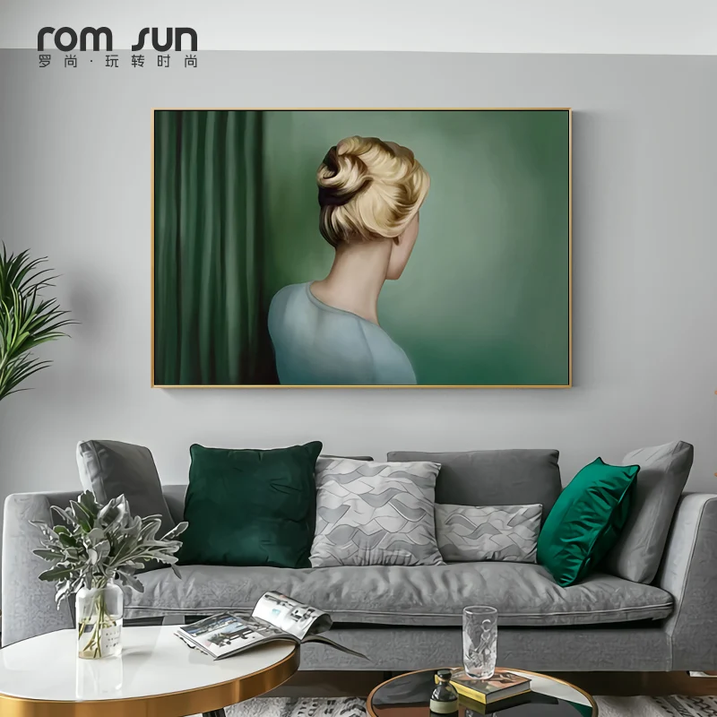 

Modern sexy women Canvas Art Painting Poster Print For Living Room Vintage Figure Aisle Entrance Fashion Artistic Wall Decor