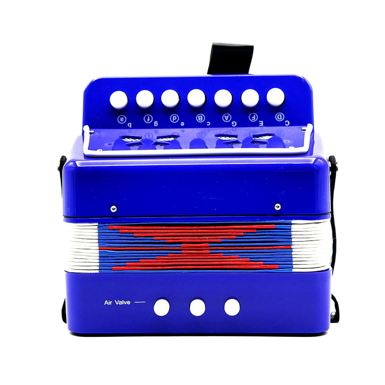 Blue MMFC-мини-аккордеон маленькие дети клавишный аккордеон ритм обучающий музыкальный инструмент группа игрушка для детей - Цвет: Blue
