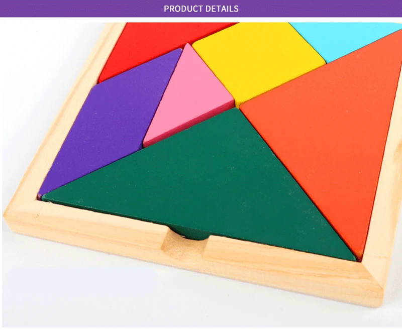 DIY Tangram головоломки деревянная доска танграмма в головоломки деревянные детские геометрические формы головоломки Развивающие игрушки интерактивные для детей новые