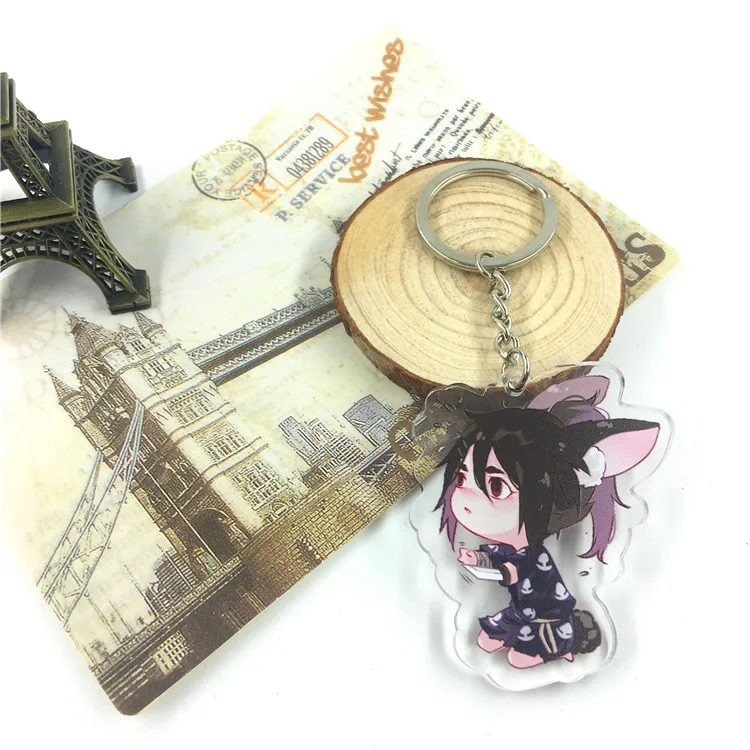 Anime Dororo key chain Hyakkimaru fashion novelty cute funny cartoon acrylic keychain pendant jewelry Phone Pendant Decor | Украшения и