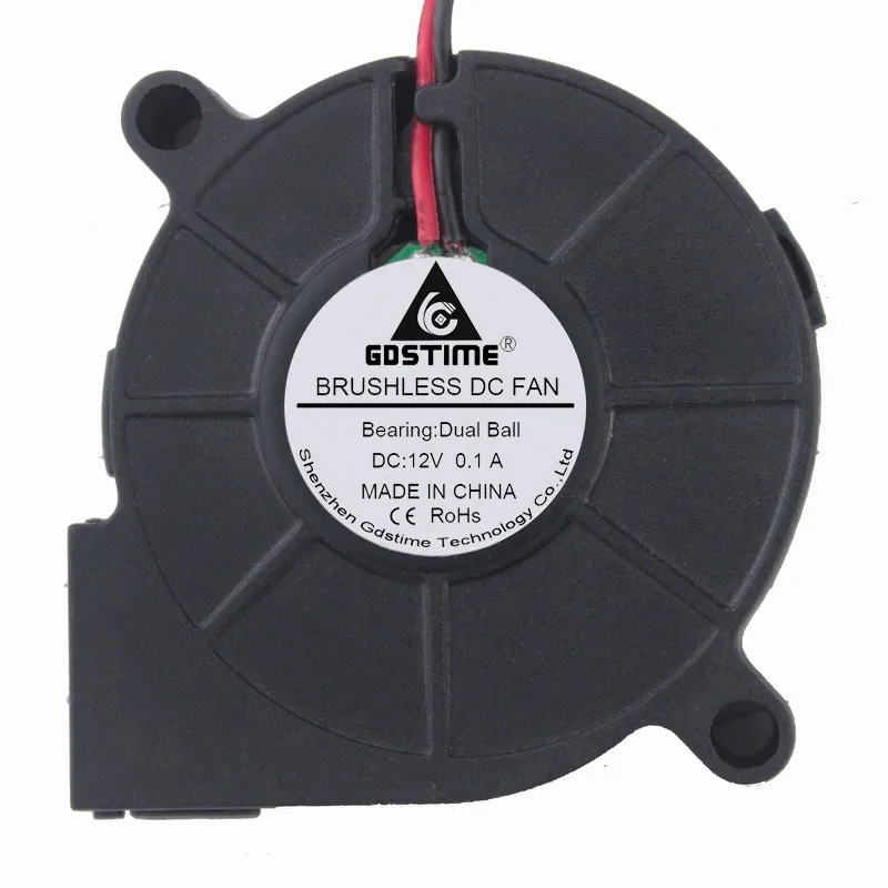 DC12V 24V двойной шариковый подшипник 5 см 50 мм 5015 увлажнитель воздуха фитинги DC