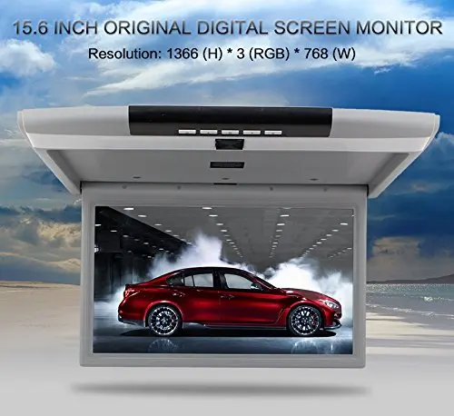 15 ''откидной монитор для автомобилей Крепление на крышу дисплей с HD Цифровой