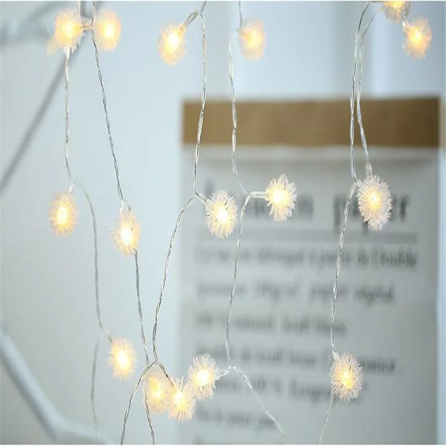Luminaria 10 м 80LED лампа пушистый шар струнные огни Edelweiss Снежинка Наружное праздничное