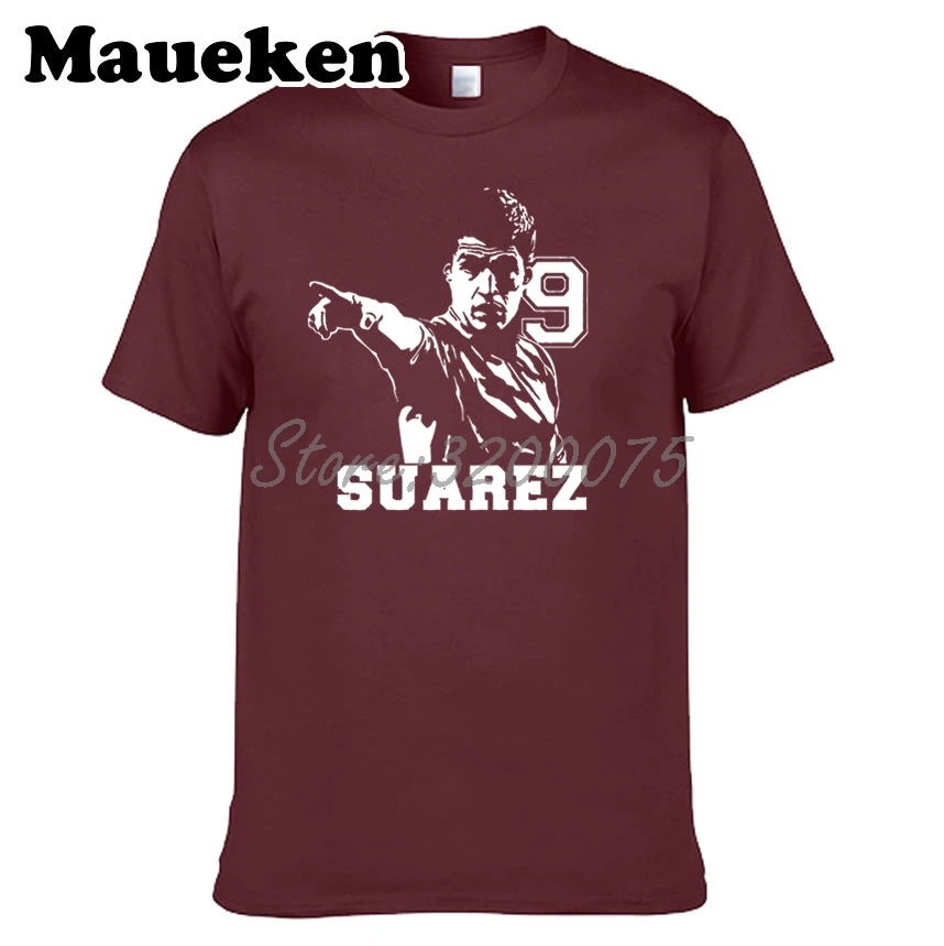 Мужская футболка с 9 звездами Luis Suarez для мужчин подарок фанатов из Uruguay круглым