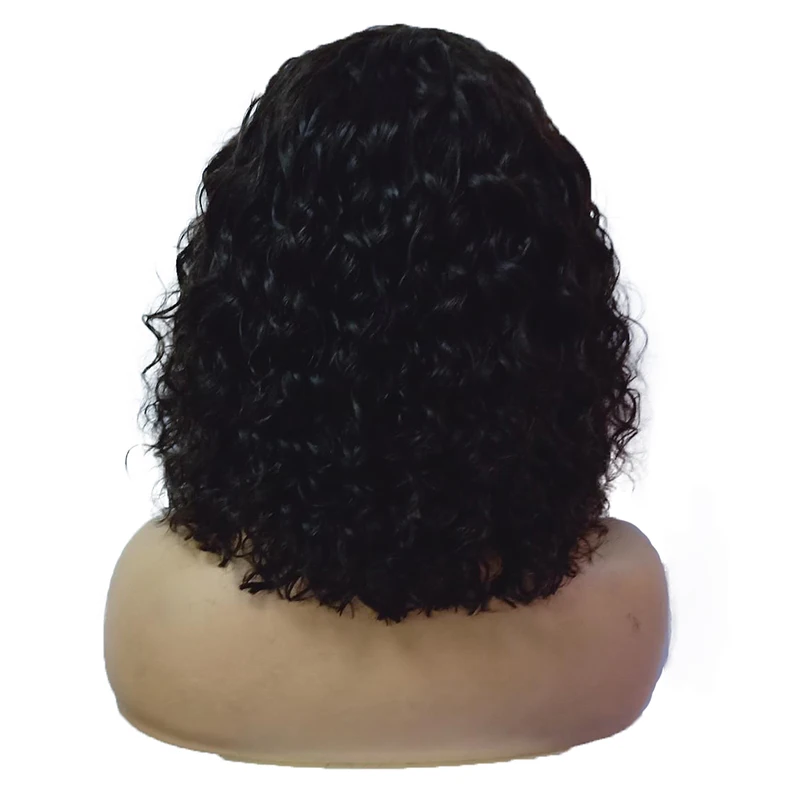 Парики с волнистыми волнами парики из человеческих волос 14 дюймов бесплатные