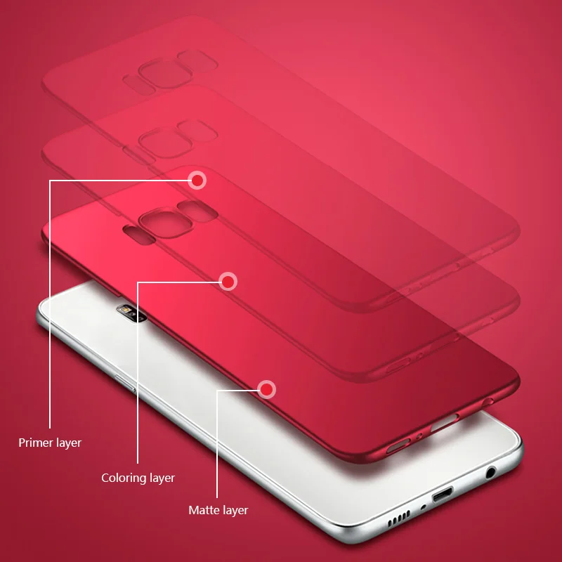 Hard Full PC Case For Samsung Galaxy A9 A7 S9 S8 Plus A6 A8 J4 J6 S6 S7 EDGE NOTE 8 2018 A6+ A8+ 9 Ultra Thin Capa Funda |