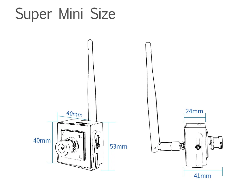 Мини HD 2MP Беспроводная IP камера Wifi 1080P CCTV сеть Wi-Fi Cam IMX 307 микрофон аудио SD карта Android iPhone приложение P2P CamHi