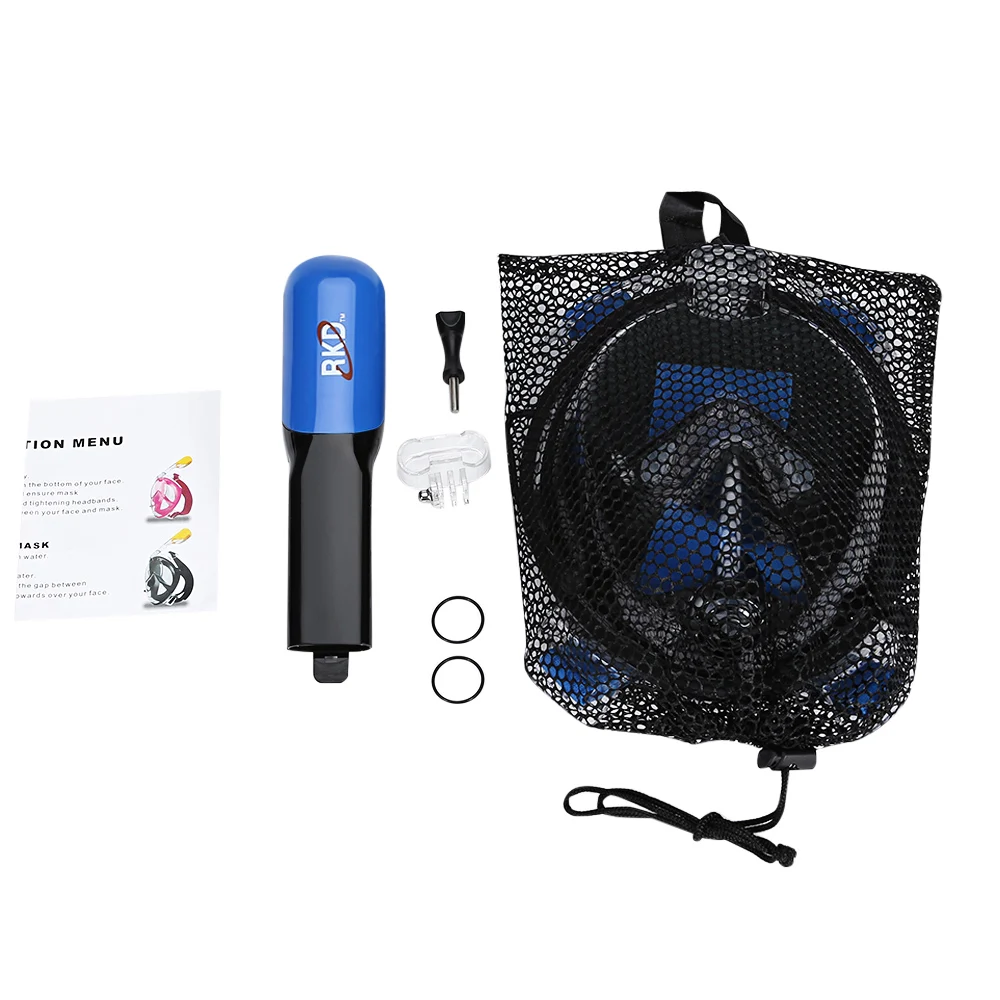 Маска для подводного плавания RKD маска дайвинга анти туман съемная сухая набор