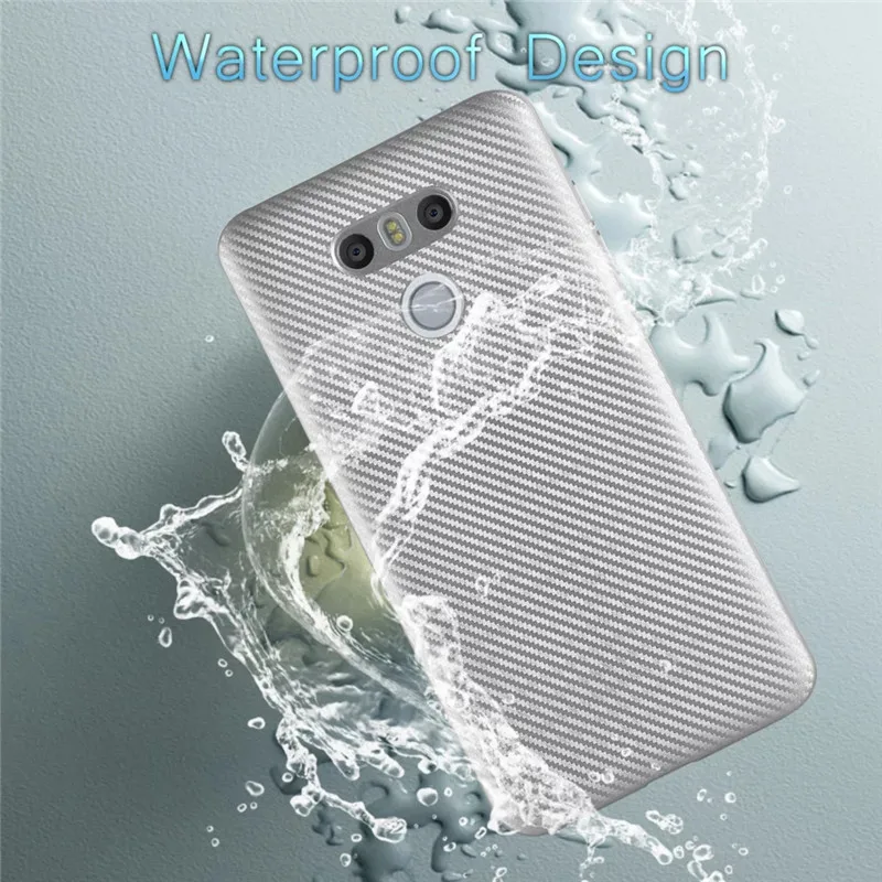 Новый текстурный чехол из углеродного волокна для телефона LG G6 K8 K10 роскошный