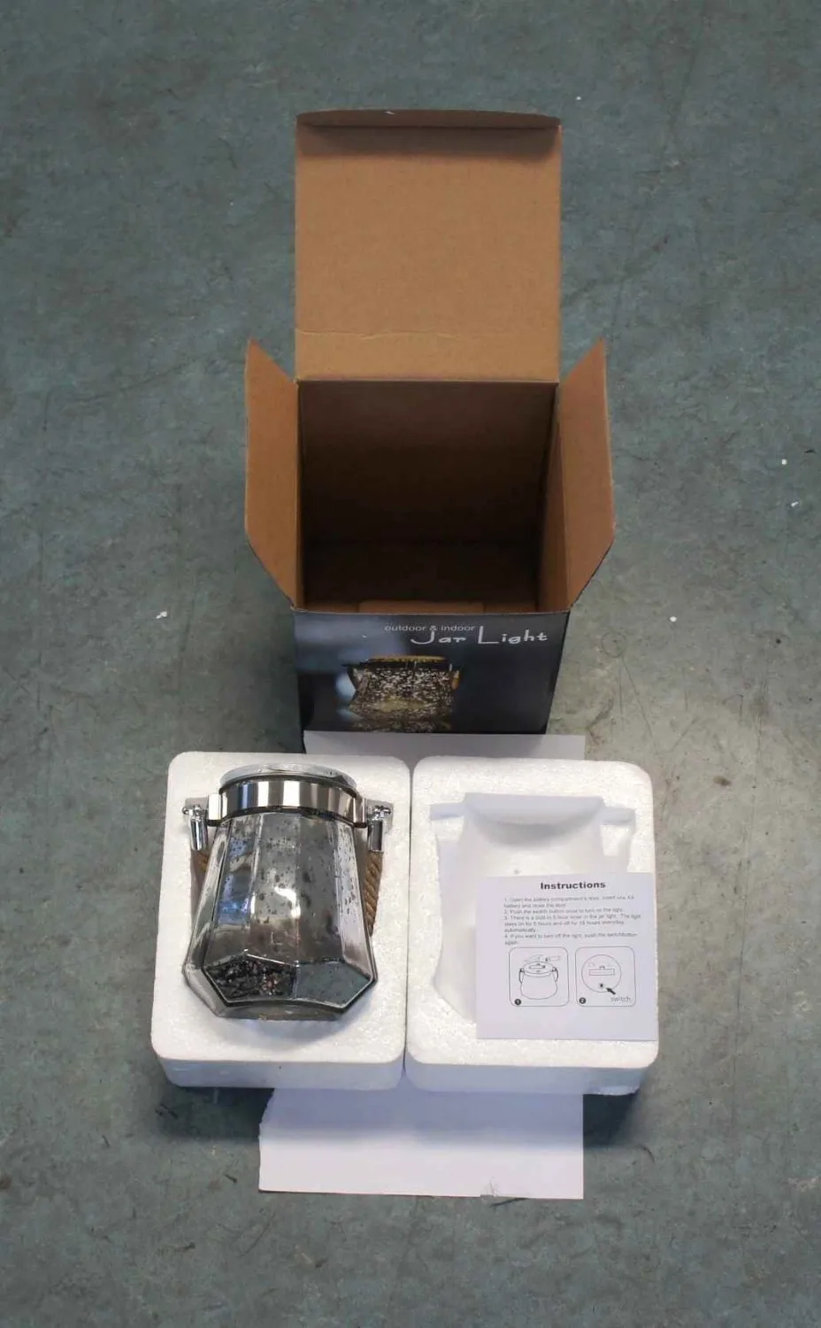 Гостиная банку Крытый Открытый Батарея управлением Jar свет с таймером |