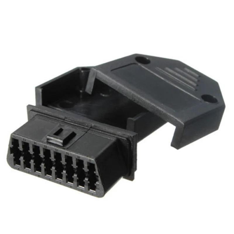 10 шт. OBDII OBD2 16 контактный гнездовой разъем диагностический инструмент OBD 2