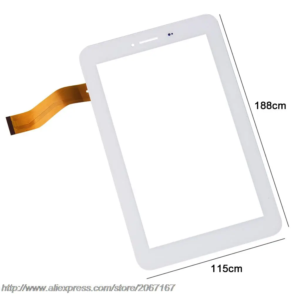 

White 7 inch Touch Screen for Freelander PX1 PX2 04-0700-0808 V1 TE-0700-0030 Newman M78 F7 F76 3G Glass Digitizer Sensor