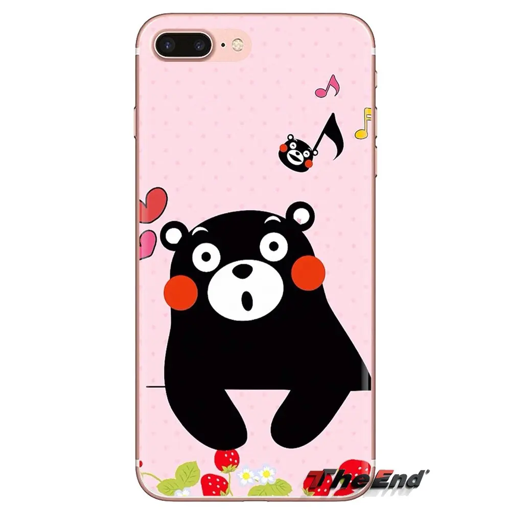 Японский Kawaii Kumamon милый медведь чехол для мобильного телефона Samsung Galaxy J1 J2 J3 J4 J5 J6 J7