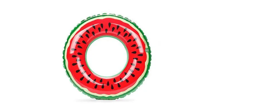 Пляж или бассейн Плавание кольцо надувные ПВХ арбуз для взрослых и детей фрукты плавательный круг 60 см 70 см 80 см 90 см 120 см