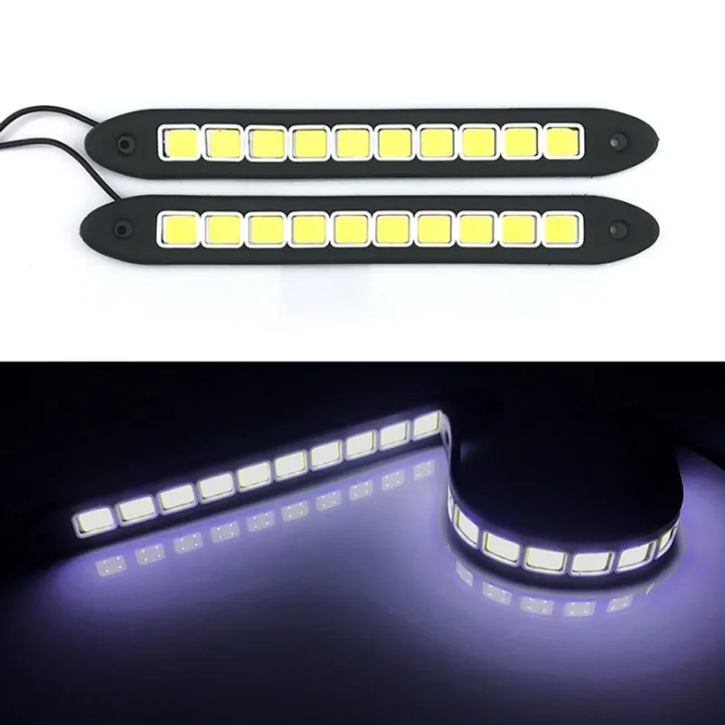 2 шт. гибкие силиконовые подсветки для автомобиля от пыли|Передние LED-фары авто| |
